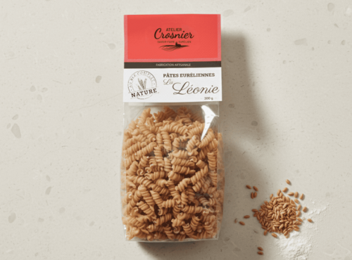 Bière L’Eurélienne – Brasserie de Chandres - Pâtes au blé complet " La Léonie" - Atelier Crosnier 300g