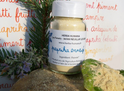 HERBA HUMANA - Paprika Enneigé Cultivé en France 30g