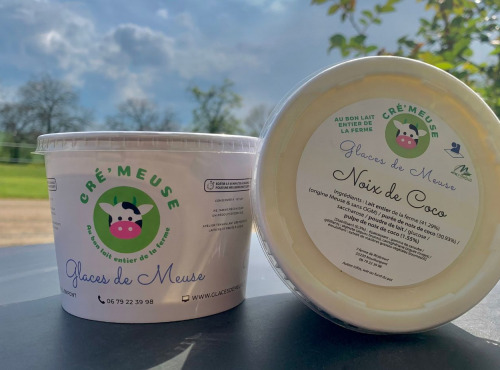 Glaces de Meuse - Crème Glacée Noix de Coco 360g