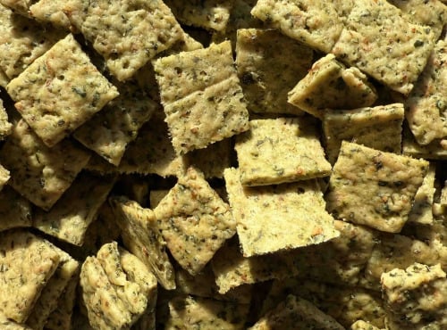 Les Mirliflores - Biscuits apéritifs Persillade Ail des ours - 120g