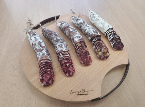 L'Atelier du Loup - Coffret dégustation saucissons de gibier cerf et sanglier