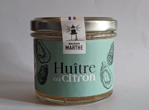 Conserverie Maison Marthe - Huître au citron - 90gr