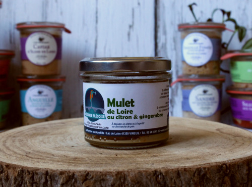 La Bourriche aux Appétits - Rillettes de Mulet de Loire au Citron et Gingembre 80 g
