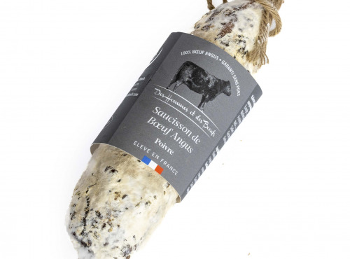 Des Hommes et des Boeufs - Saucisson Droit de Bœuf Angus au poivre - 200 g x 6