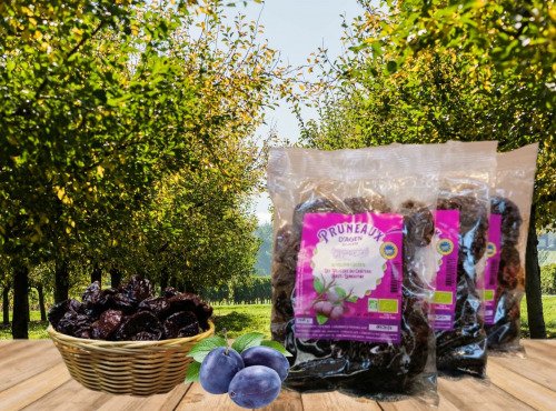 Château Haut-Lamouthe - Pruneaux d'Agen mi-cuits BIO 12 Sachets de 500 g