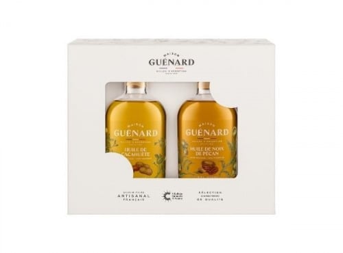 Huilerie Maison Guénard - COFFRET GOURMAND -  2x24 CL CACAHUETE/PECAN