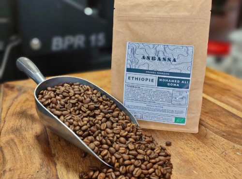 Brûlerie de Melun-Maison Anbassa - Café Mohamed Ali Ethiopie BIO - en Grain