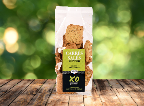 XO Gourmet - Carrés salés Pesto 100g
