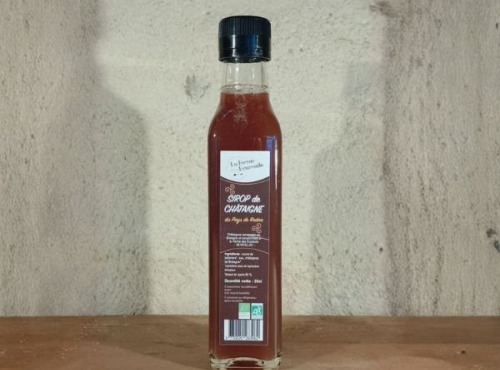 La Ferme des Ecureuils - Sirop de châtaignes Bio – 25cl