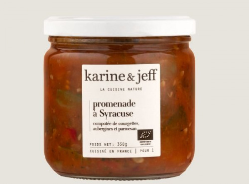 Karine & Jeff - Compotée de courgettes, aubergines et parmesan 6x350g