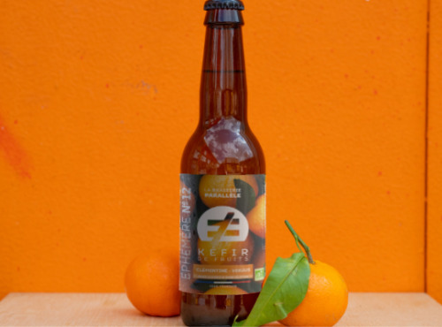 La Brasserie Parallèle - Brasserie sans alcool - Kif de Fruits (kéfir) - Ephémère N°12 - Clémentine et Verjus - 12x33cl