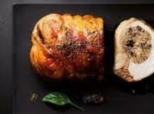 La ferme d'Enjacquet - Rôti de Chapon de Pintade farci au Foie Gras – env. 900 g