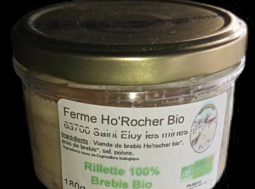 Ferme Ho'Rocher - Rillette 100% brebis