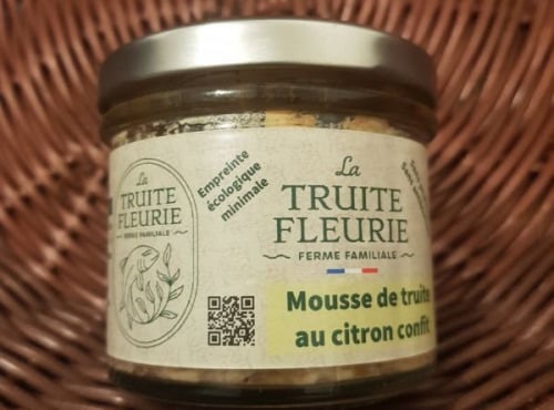 La Truite Fleurie - Mousse de truite citron confit 90g