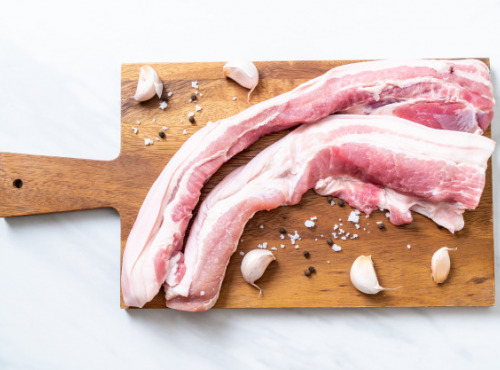 La Toison d'Or - Poitrine de Porc Bio 100% Francais, Élevé en Plein Air et sur Paille
