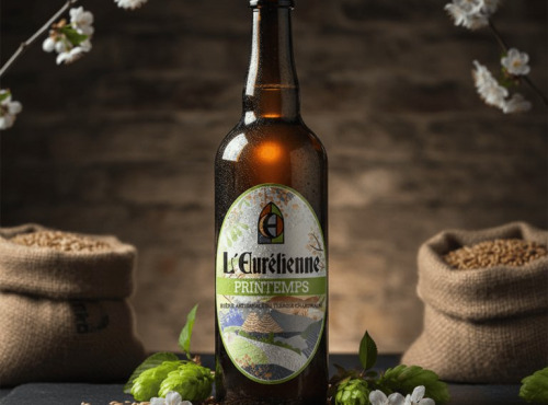 Bière L’Eurélienne – Brasserie de Chandres - BIERE DE PRINTEMPS L'Eurélienne 75CL