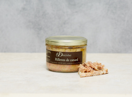 La ferme Descoubet - 10 pots de Rillettes de Canard (200g X 10)