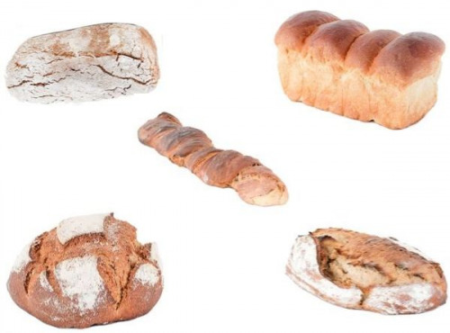 La Ferme du Bois Ramard - Lot Découverte Pain De La Ferme : Brioche, Boulot Campagnard, Boule Complète, Petit Seigle, Torsade