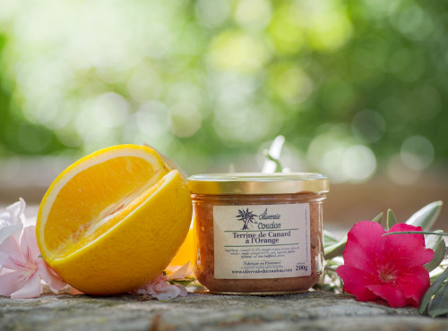 L'OLIVERAIE DU COUDON - [Précommande] TERRINE DE CANARD À L'ORANGE 200 G