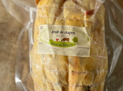 Ferme du Vidalies - 6 Roulés de chapon de pintade farce fruits secs