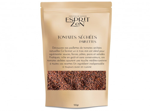 Esprit Zen - Tomates Séchées en Paillettes - Sachet de 100g