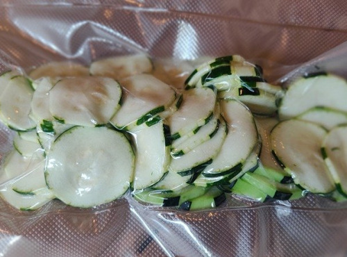 Les Jardins de Gérard - Courgette sous-vide (rondelle) - 250 g