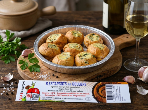 Via l'escargot - Assiette de 8 escargots en gougère  [Surgelé]