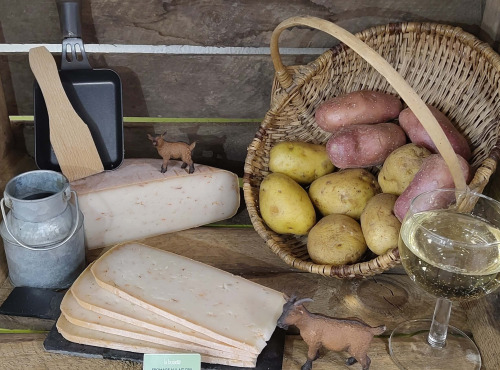 Boutique Boisette - Fromage à raclette de chèvre saveur Bruschetta 200g