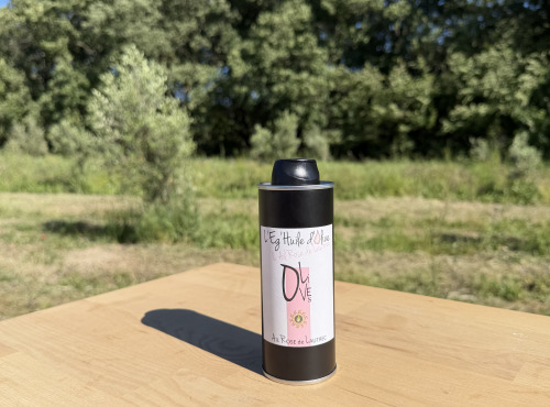 Le Moulin à Olives d’Éguilles - Huile d'Olive & Aïl Rose - Bidon 250 mL