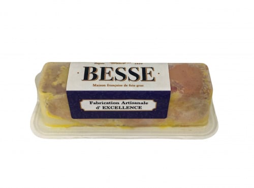 Foie Gras BESSE - Foie gras de canard entier mi-cuit au poivre blanc 120g