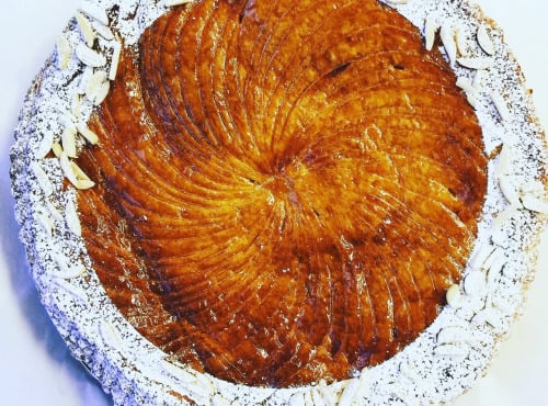 Les Desserts d'Ici - Galette des rois Pistaches Framboises