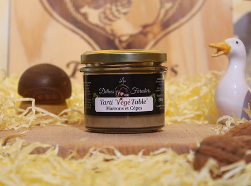 Lagreze Foie Gras - Tarti Végé "table" Marrons et Cèpes