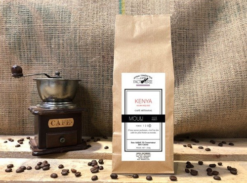 Cafés Factorerie - Café Kenya Kilimandjaro MOULU - 250g