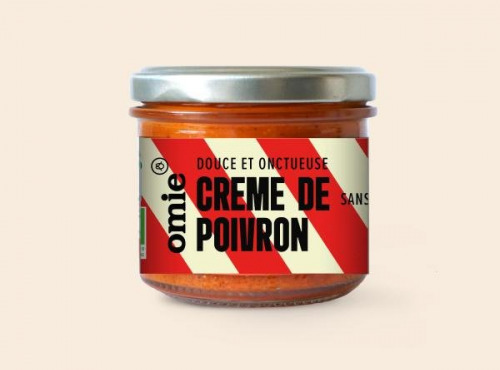 Omie - Crème de poivron bio - à l'huile d'olive vierge extra - 90 g