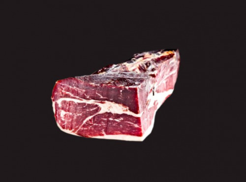 JOKO Gastronomie Sauvage - 1/4 Jambon Porc Noir de Bigorre AOP - 24 mois d'affinage 1KG