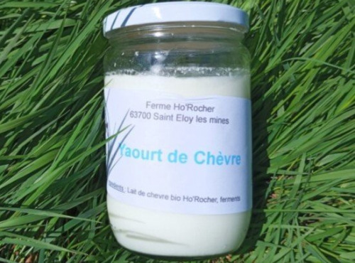 Ferme Ho'Rocher - Yaourt Nature au lait de chèvre 500g