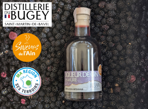 Distillerie du Bugey - Liqueur de gin à la mûre 20cl