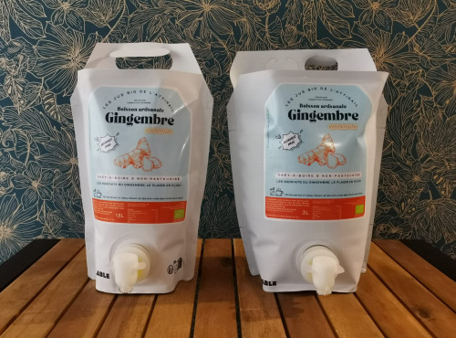 Les Jus Bio De L'Attirail - [Précommande] JUS DE GINGEMBRE BIO "CURCUMA" 1.5L