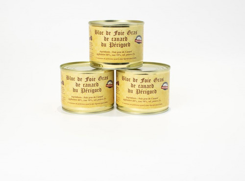 Domaine de Favard - Lot de 3 - Bloc de Foie gras de Canard du Périgord 200g