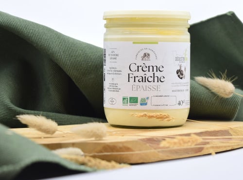 Dégustonfoin - Crème fraiche épaisse Bio et BBC 40 cl