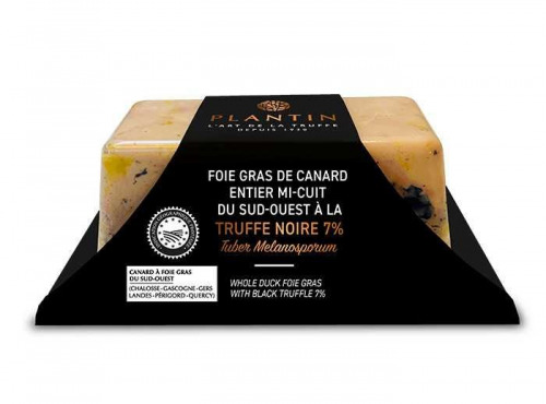 Plantin - L'art de la truffe depuis 1930 - Foie gras truffé mi-cuit 7% - 200g