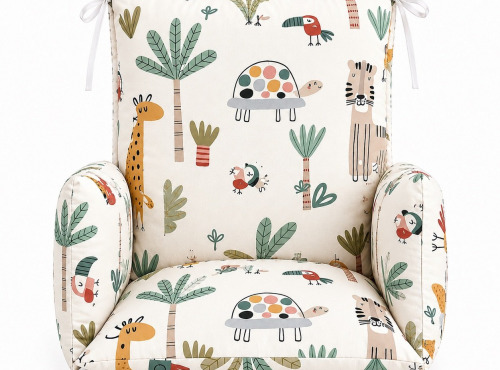 Timouny - Coussin chaise haute Savane