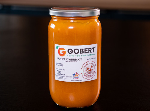 Gobert, l'abricot de 4 générations - Purée d'abricots 780g