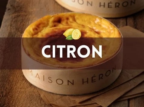 Maison Héron père et filles - Lot de 5 FLAN PARFUMÉ CITRON 8 PERS