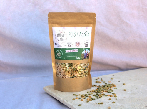 Sa Majesté la Graine - Pois Cassés HVE origine France - sachet 350 g