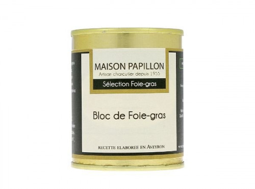 Maison PAPILLON - Artisan depuis 1955 - Bloc de Foie Gras de Canard 130g