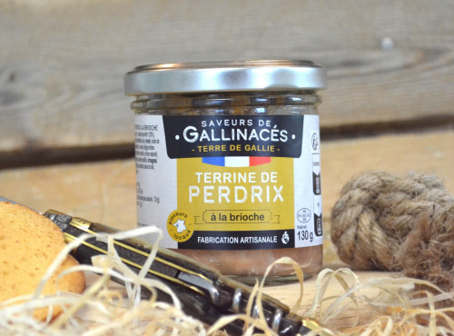 Terre de Gallie - Terrine de perdrix à la brioche