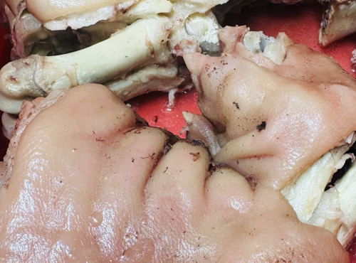 Ferme de la Paumerais - PIEDS DE PORC CUIT X3 -2 Kg