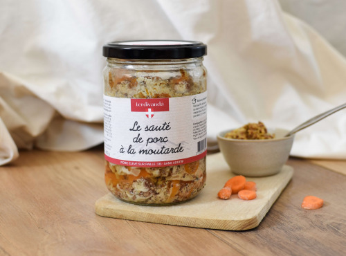 Maison l'Epine - Le sauté de porc à la moutarde cuisiné - 450 g