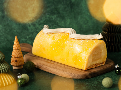 Eclat des cimes - Bûche glacée Kalamansi & Mangue